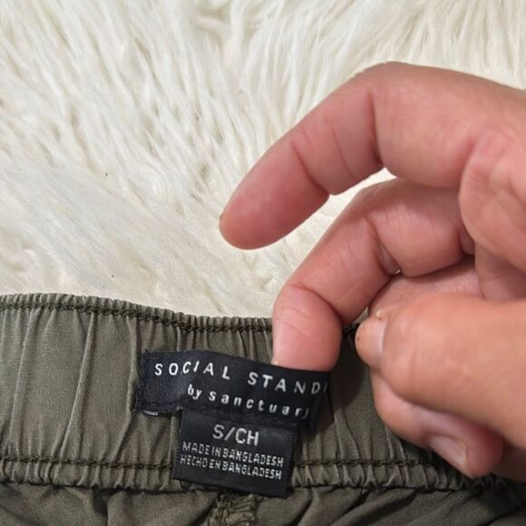 Sanctuary Olive Green Joggers Pants Size S - Picture 5 of 8